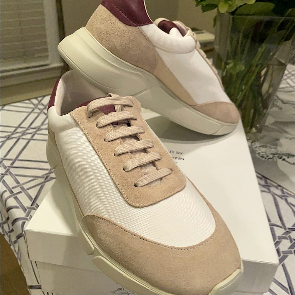 Fred Martin Collection Sneakers - Ivory Suede Women
